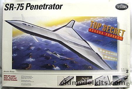 Testors 1/72 SR-75 Penetrator 'Top Secret Aurora Program', 568 plastic model kit